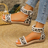 Animal Print Open Toe Sandals