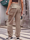 Elastic Waist Cargo Jeans